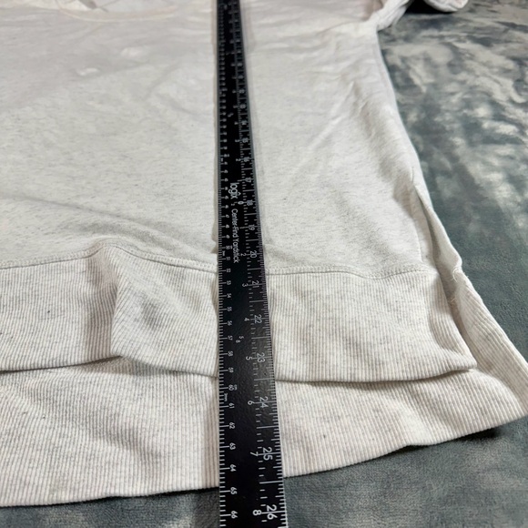 Athleta Coaster Luxe Sweatshirt Crewneck Womens M Heather Gray - Picture 7 of 9